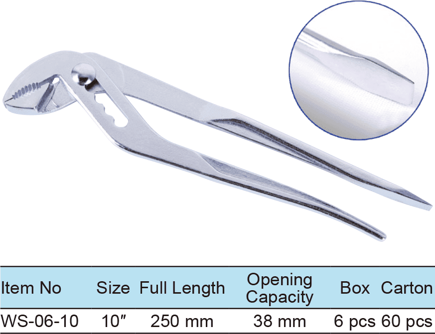 Groove Joint Pliers, With Function of Slotted Screw Driver(圖1)