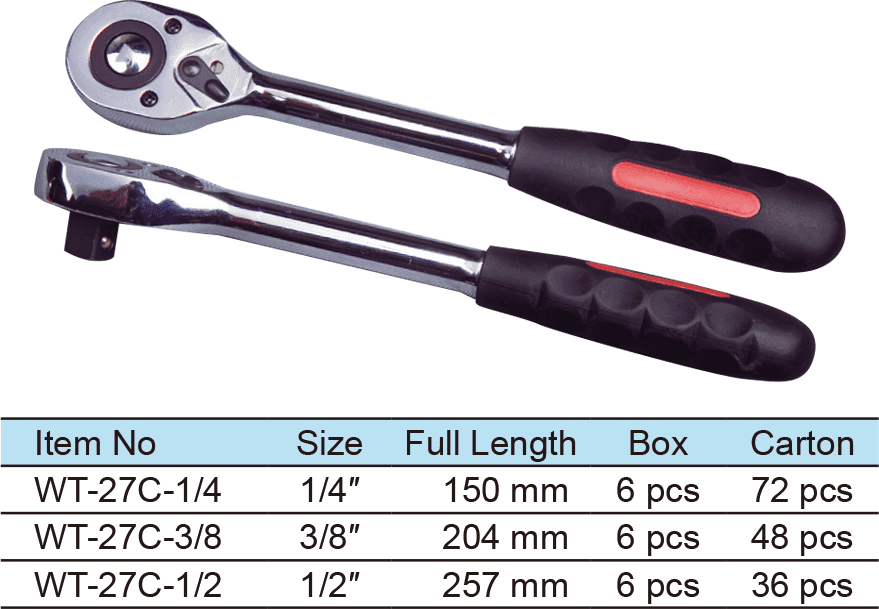 Pear Head Ratchet Wrench, Quick Release, 45 Teeth(圖1)