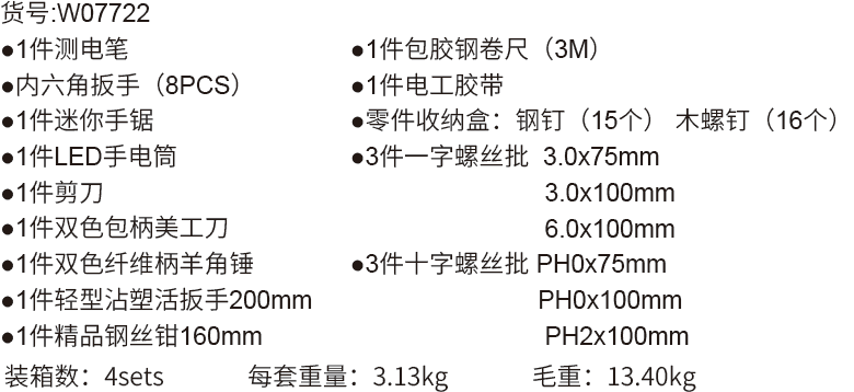 高檔禮品工具組套（25PCS）(圖1)