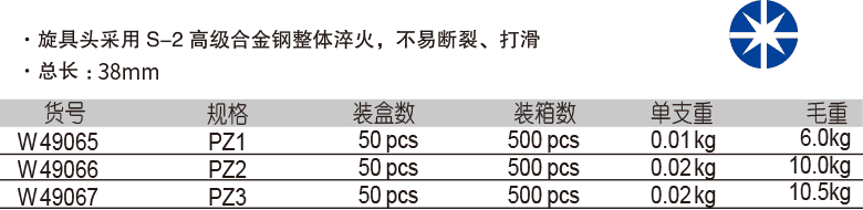 6.3mm 系列米字旋具套筒(圖1)