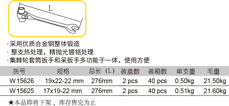 開口兩用棘輪套筒扳手(圖1)